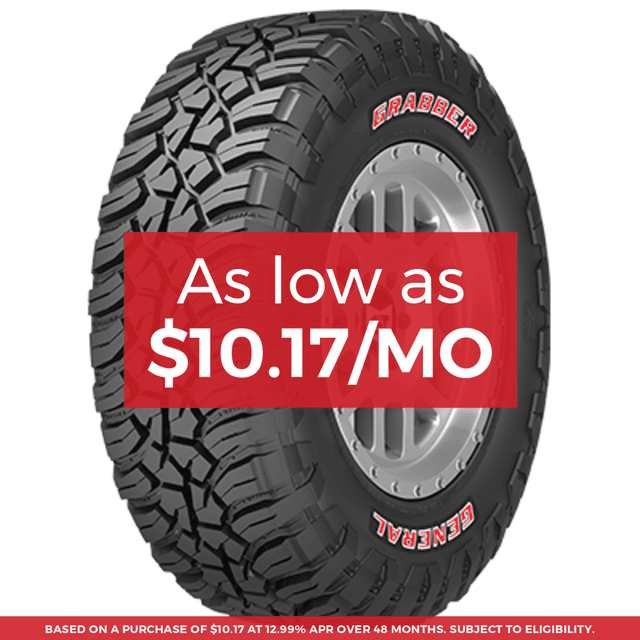 General Grabber X3 Tire 33x12.50R17LT 114Q - FREE T-SHIRT INCLUDED!