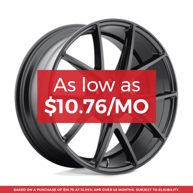 Niche M117 Misano Wheel 20x10.5 5x120.65 Matte Black 69mm - FREE T-SHIRT INCLUDED!