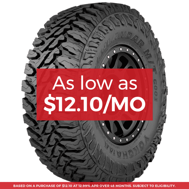 Yokohama Geolandar M/T G003 Tire 35x12.50R18LT 123Q - MINIMUM PURCHASE OF 4 TIRES - FREE T-SHIRT INCLUDED!