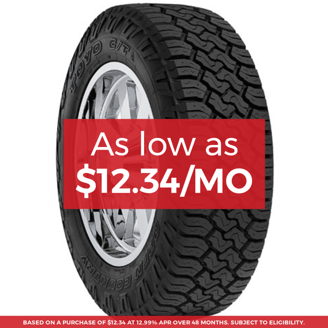 Toyo Open Country C/T Tire 35x12.50R17LT 121Q - MINIMUM PURCHASE OF 4 TIRES - FREE T-SHIRT INCLUDED!