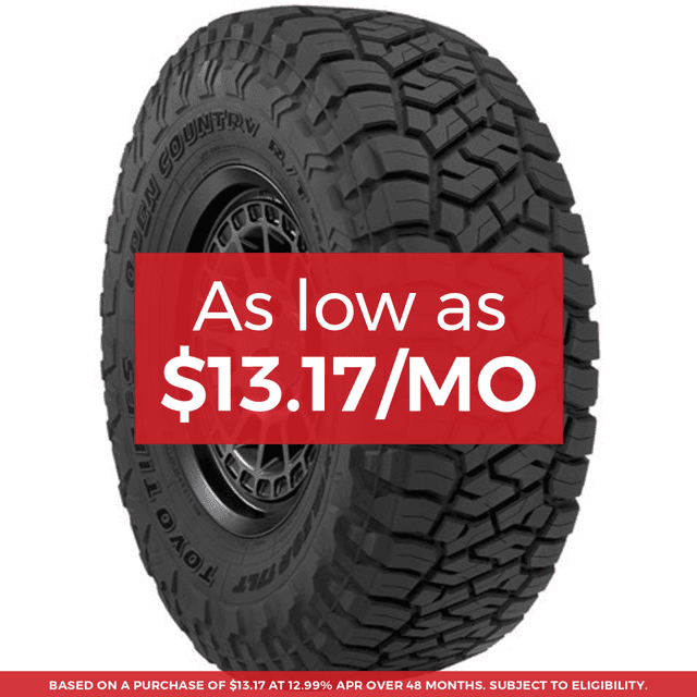 Toyo Open Country R/T Trail Tire 37x12.50R18LT 128Q - MINIMUM PURCHASE OF 4 TIRES - FREE T-SHIRT INCLUDED!