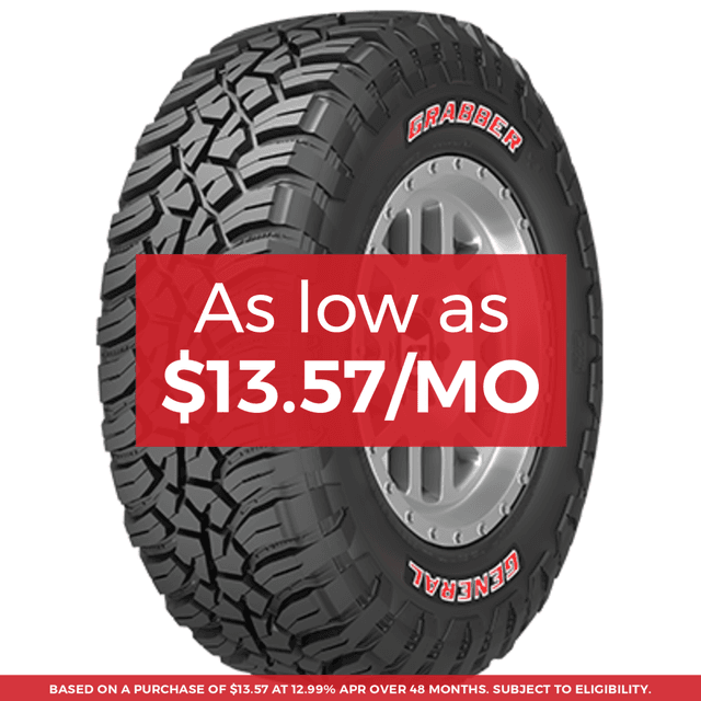 General Grabber X3 Tire 35x12.50R17LT 121Q Red Line - MINIMUM PURCHASE OF 4 TIRES - FREE T-SHIRT INCLUDED!