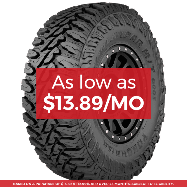 Yokohama Geolandar M/T G003 Tire 37x12.50R20LT 126Q - MINIMUM PURCHASE OF 4 TIRES - FREE T-SHIRT INCLUDED!