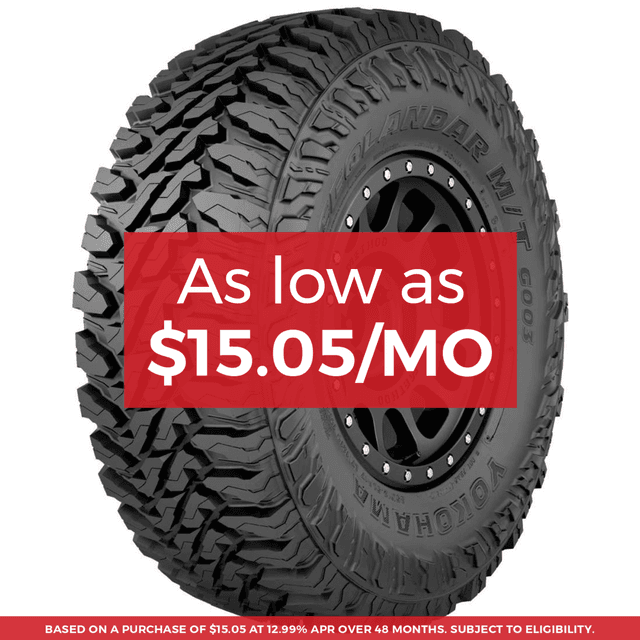 Yokohama Geolandar M/T G003 Tire 37x13.50R20LT 127Q - MINIMUM PURCHASE OF 4 TIRES - FREE T-SHIRT INCLUDED!