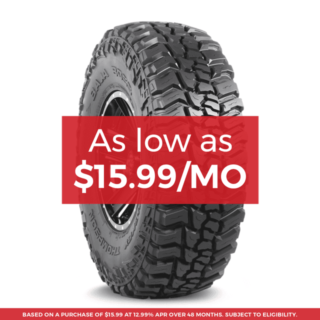 Mickey Thompson Baja Boss M/T Tire 35x12.50R22 121Q - MINIMUM PURCHASE OF 4 TIRES - FREE T-SHIRT INCLUDED!