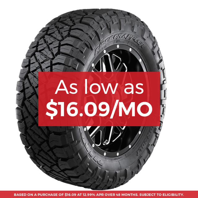 Nitto Ridge Grappler Tire 35x12.50R22LT 121Q - MINIMUM PURCHASE OF 4 TIRES - FREE T-SHIRT INCLUDED!