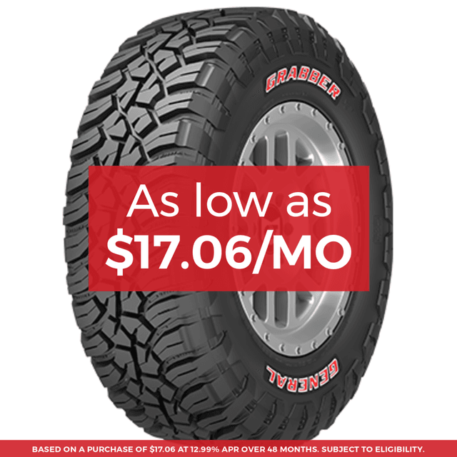 General Grabber X3 Tire 37x12.50R18LT 128Q Red Line - MINIMUM PURCHASE OF 4 TIRES