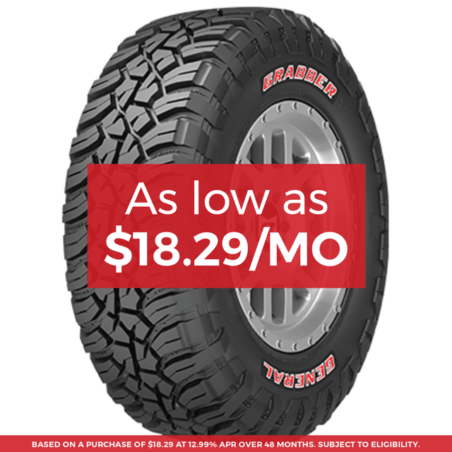 General Grabber X3 Tire 37x13.50R20LT 127Q Red Line - MINIMUM PURCHASE OF 4 TIRES