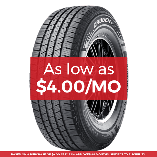 Kumho Crugen Ht51 Tire P215/70R16 99T 720 A A - FREE T-SHIRT INCLUDED!