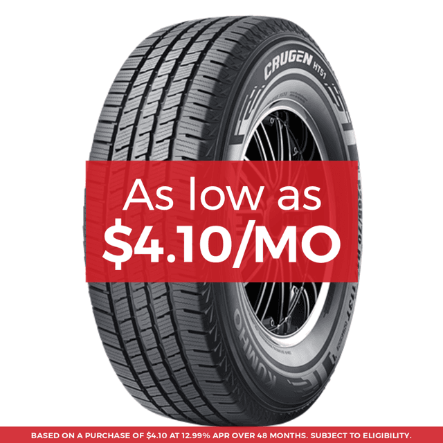 Kumho Crugen Ht51 Tire 235/70R16 106T 720 A A - FREE T-SHIRT INCLUDED!