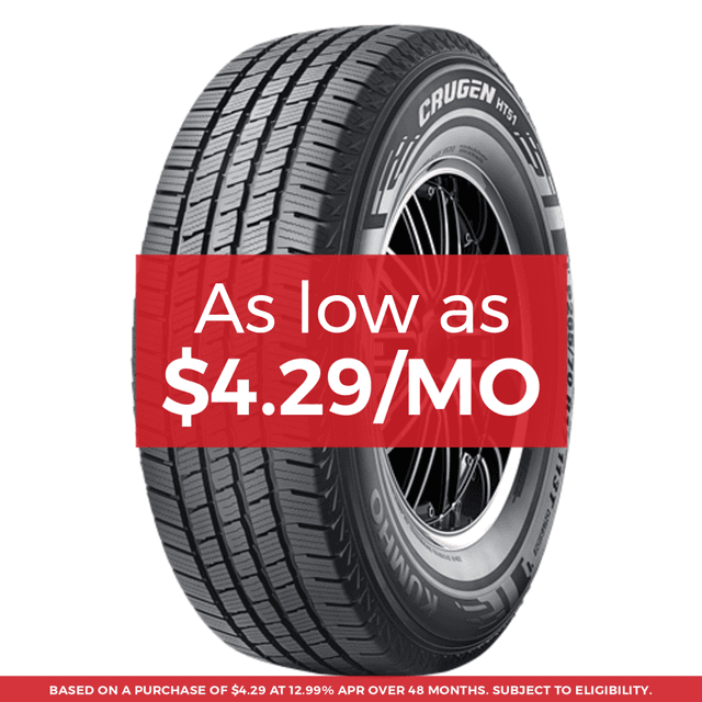 Kumho Crugen Ht51 Tire P235/75R16 106T 720 A A - FREE T-SHIRT INCLUDED!