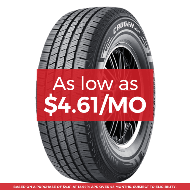 Kumho Crugen Ht51 Tire LT235/75R15 104/101S - FREE T-SHIRT INCLUDED!