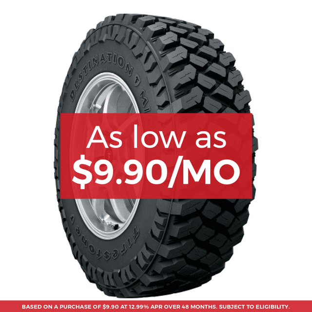 Firestone Destination M/T2 Tire 33x12.50R17LT 120Q - FREE T-SHIRT INCLUDED!