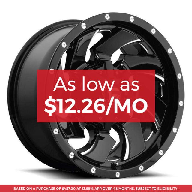 Fuel D574 Cleaver Wheel 20x10 8x180 Gloss Black Milled -18mm - BB INSTALL REBATE SUBMIT & SAVE!