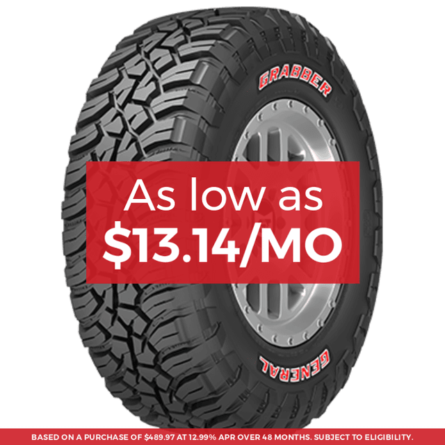 General Grabber X3 Tire 35x12.50R17LT 121Q - MINIMUM PURCHASE OF 4 TIRES - FREE T-SHIRT INCLUDED!