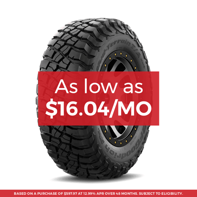 Bfgoodrich Mud-Terrain T/A Km3 Tire 37x12.50R20LT 126Q - MINIMUM PURCHASE OF 4 TIRES - FREE T-SHIRT INCLUDED!