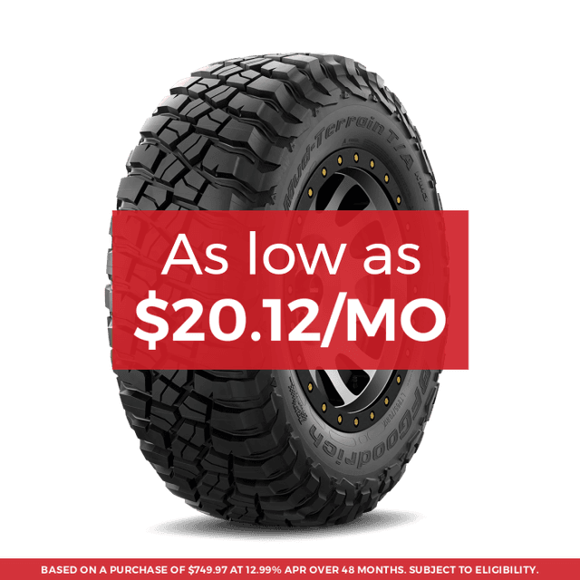 Bfgoodrich Mud-Terrain T/A Km3 Tire 37x13.50R22LT 123Q - MINIMUM PURCHASE OF 4 TIRES - FREE T-SHIRT INCLUDED!