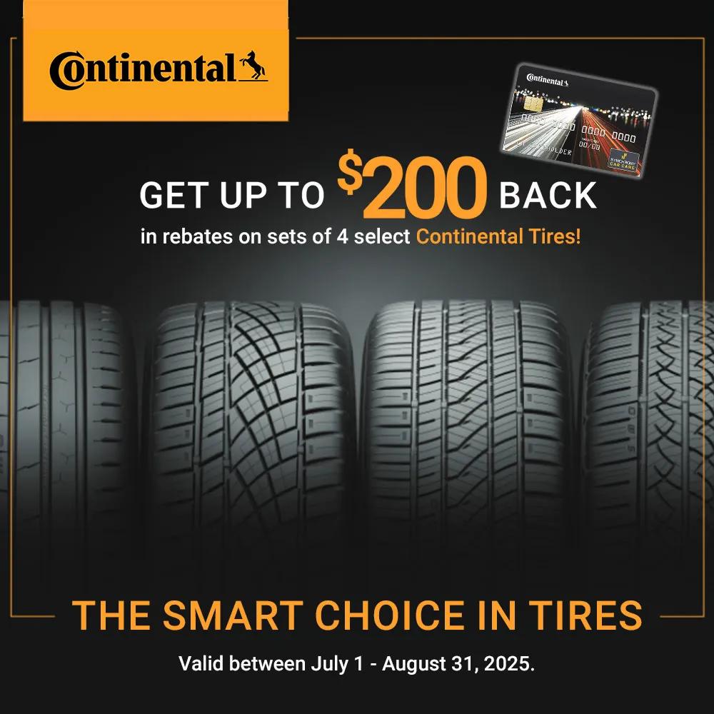Continental Tire Rebate!